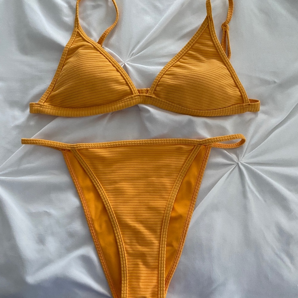 Pacsun orange bikini set